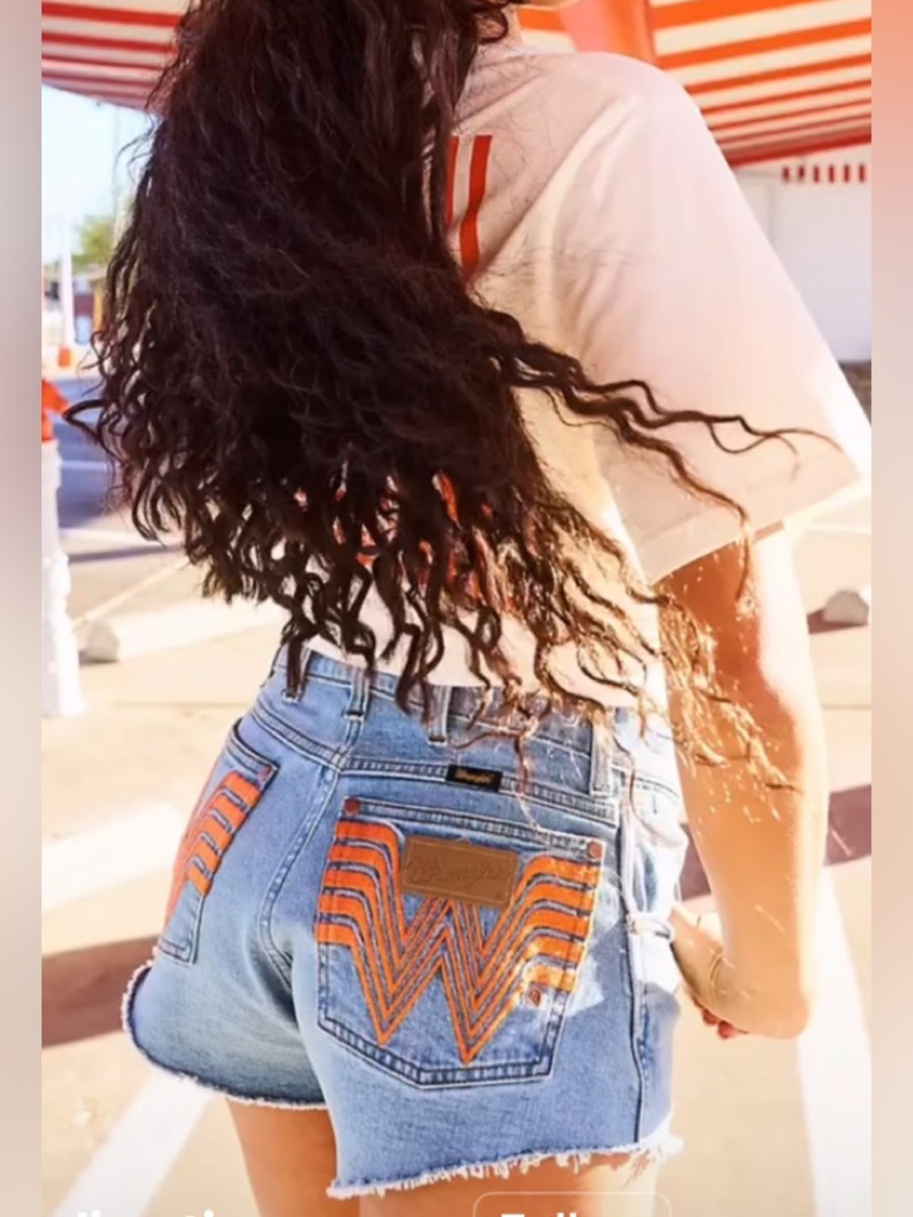 RARE-Wrangler  Colab Jean Shorts -Brand New With Tags